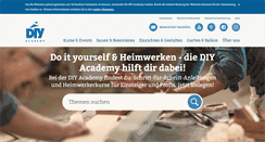 Desktop Screenshot of diy-academy.eu